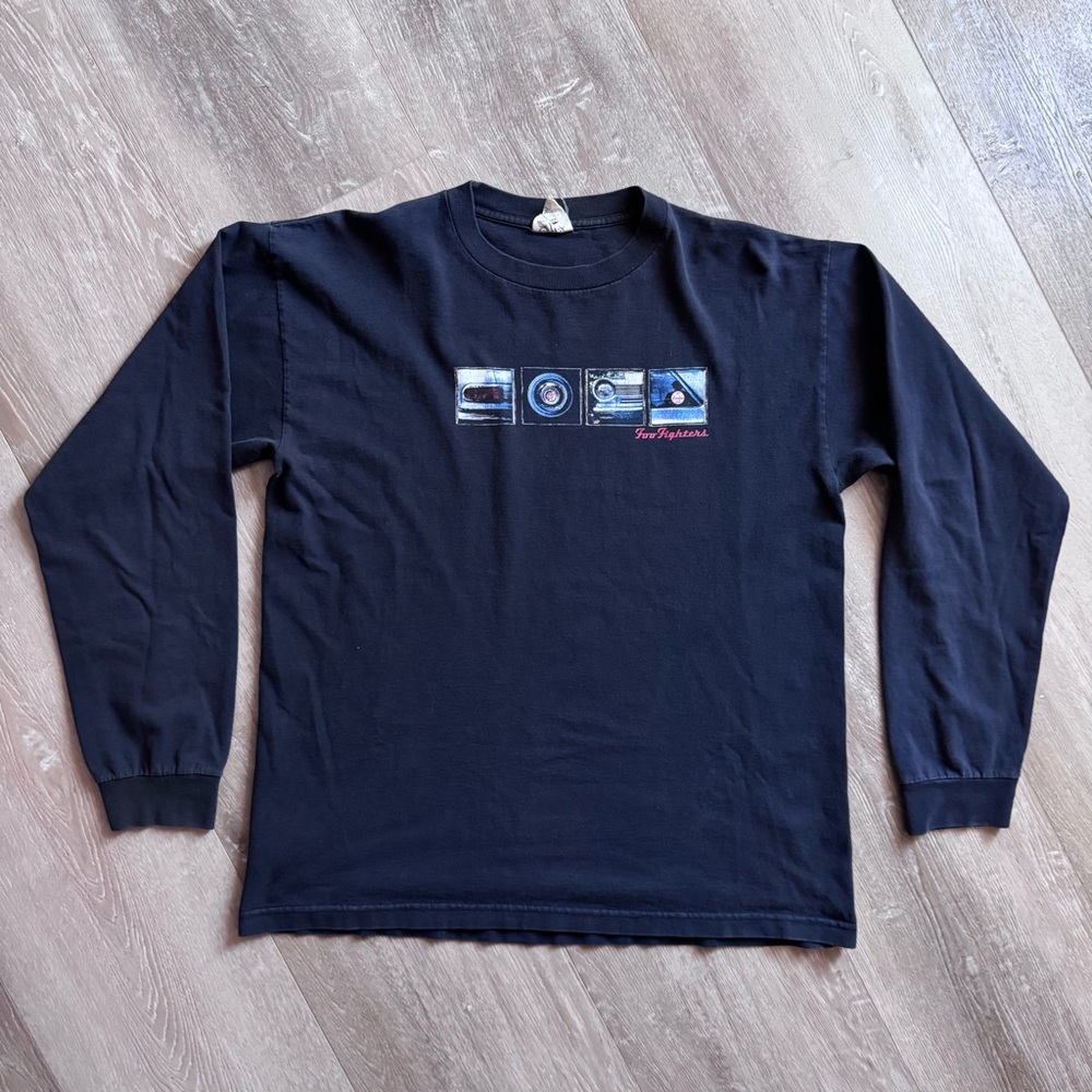 Vintage Foo Fighters Men’s Long Sleeve Shirt Size Large Black